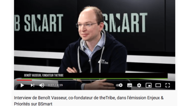 L'expérience de The Tribe présentée par Benoît Vasseur (2008) co-fondateur