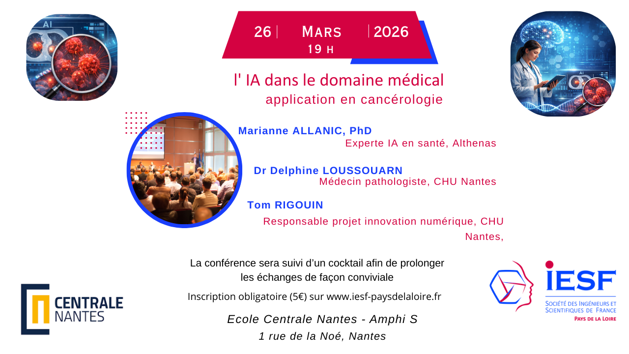 Conférence  - L'IA dans le domaine médical