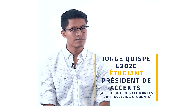 #2 Paroles de Nantraliens à travers le monde : Jorge QUISPE, Etudiant (E2020)