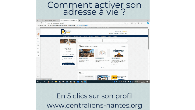 Pourquoi une adresse à vie ? 