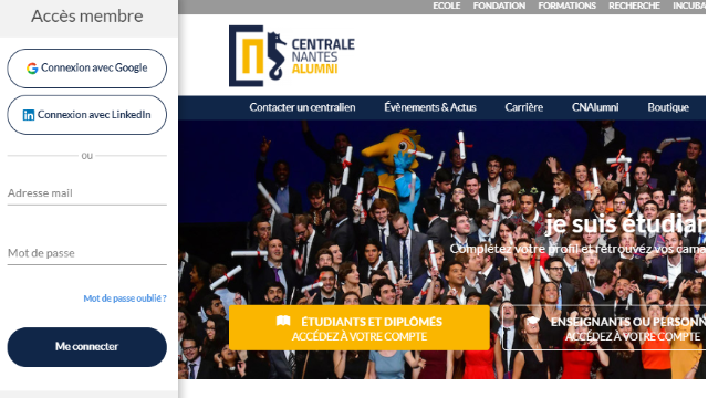 Comment vous connecter  en un clic à votre réseau Nantralien ?