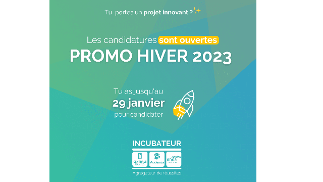 Appel aux start-upeuses et aux start-upeurs ! recrutement nouvelle promotion hiver 2023
