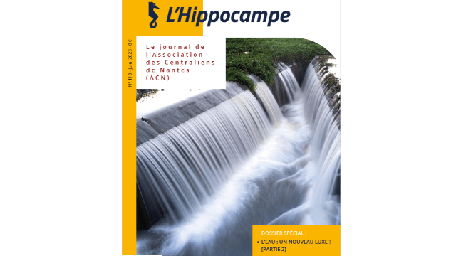 L'Hippocampe 118 est paru avec la suite du dossier   💧l'eau : un nouveau luxe ? 
