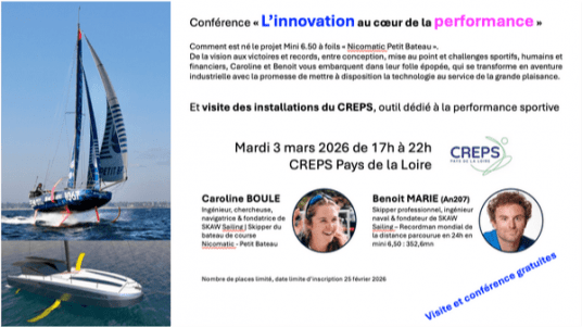 Conférence sportive et enthousiasmante - L'innovation au cœur de la performance