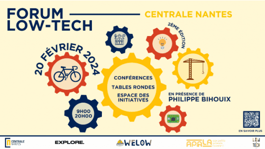 Le Forum Low-Tech 2024 de Centrale de Nantes est de retour pour une deuxième édition !