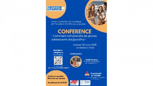 Conférence "Comment comprendre les jeunes adolescents d'aujourd'hui"
